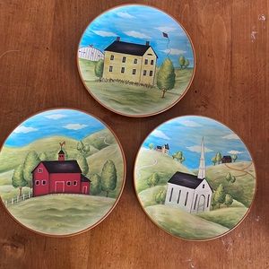 Home Interiors 3 plate collection